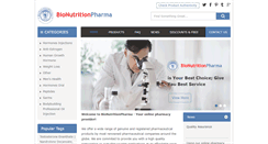 Desktop Screenshot of bionutritionpharma.com